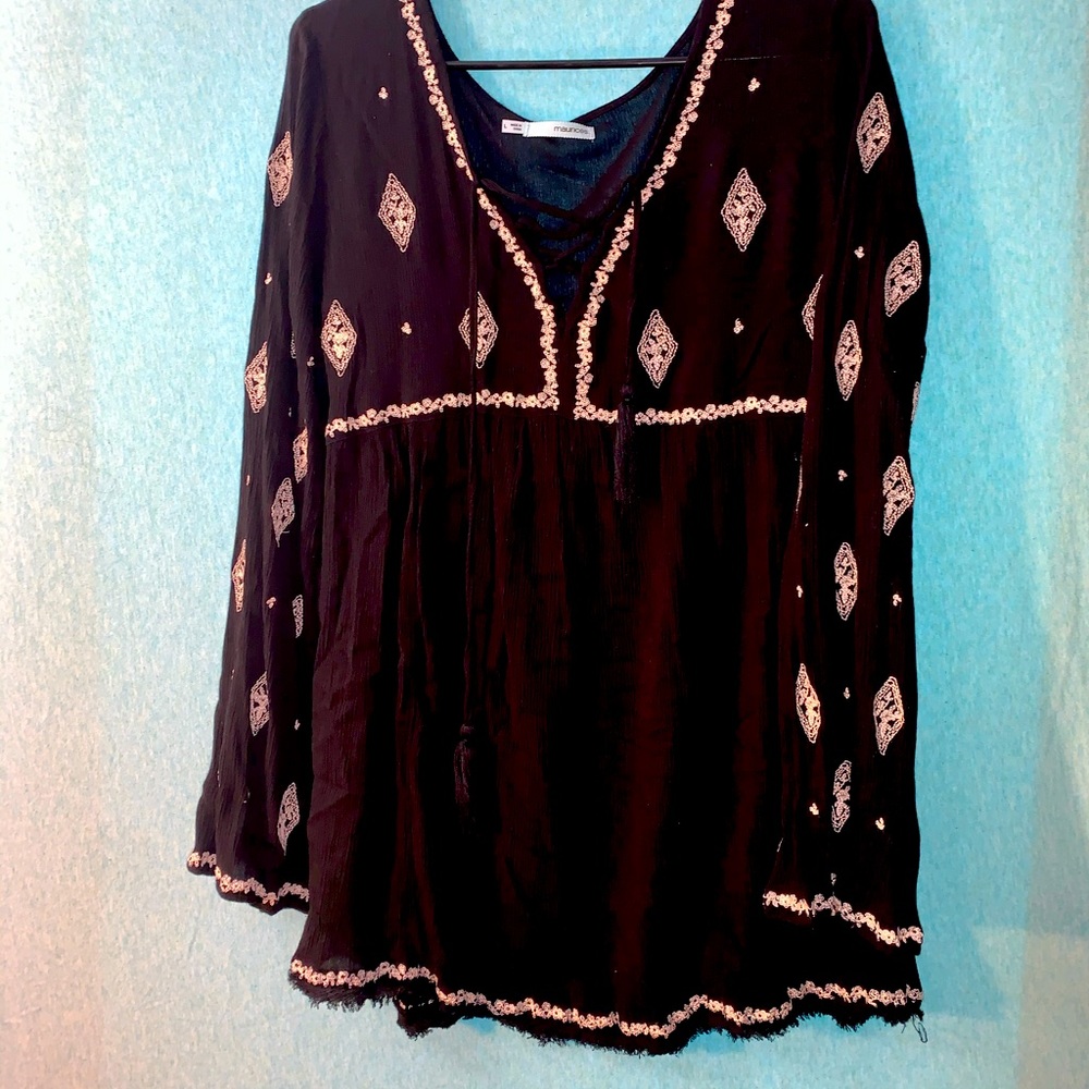 Black and Cream Tunic